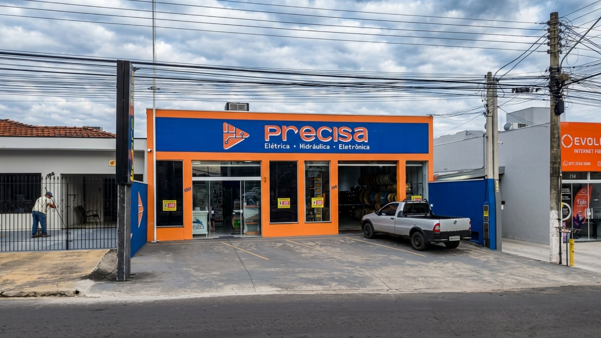 Fachada da Precisa Elétrica